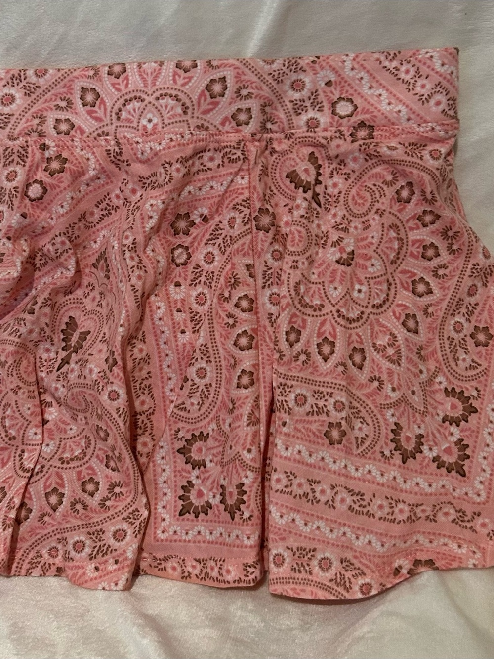The Children's Place Pink Paisley Print Flared Skirt
